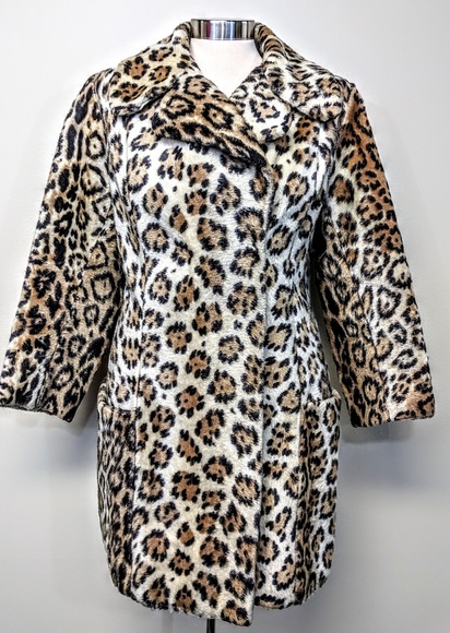 mrs milton Jackets & Blazers - Faux Fur Leopard Coat
